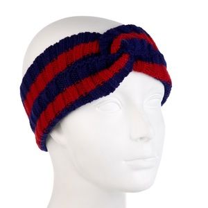 Gucci red and blue web headband NWT